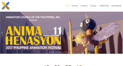 Desktop Screenshot of animahenasyon.com